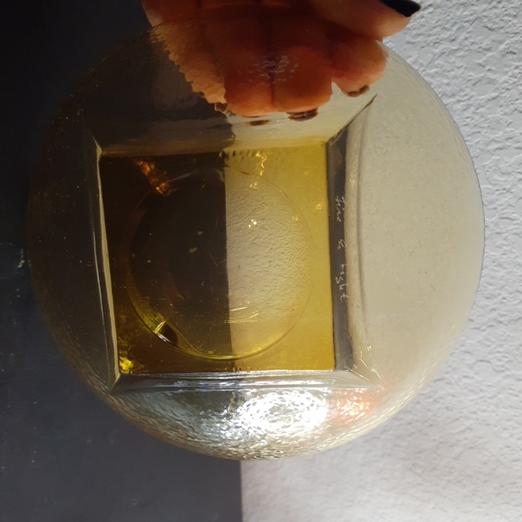 RARE HTF Signed Fire & Light Citrus Recycled Glass 6” Cache Bowl. - Picture 6 of 8